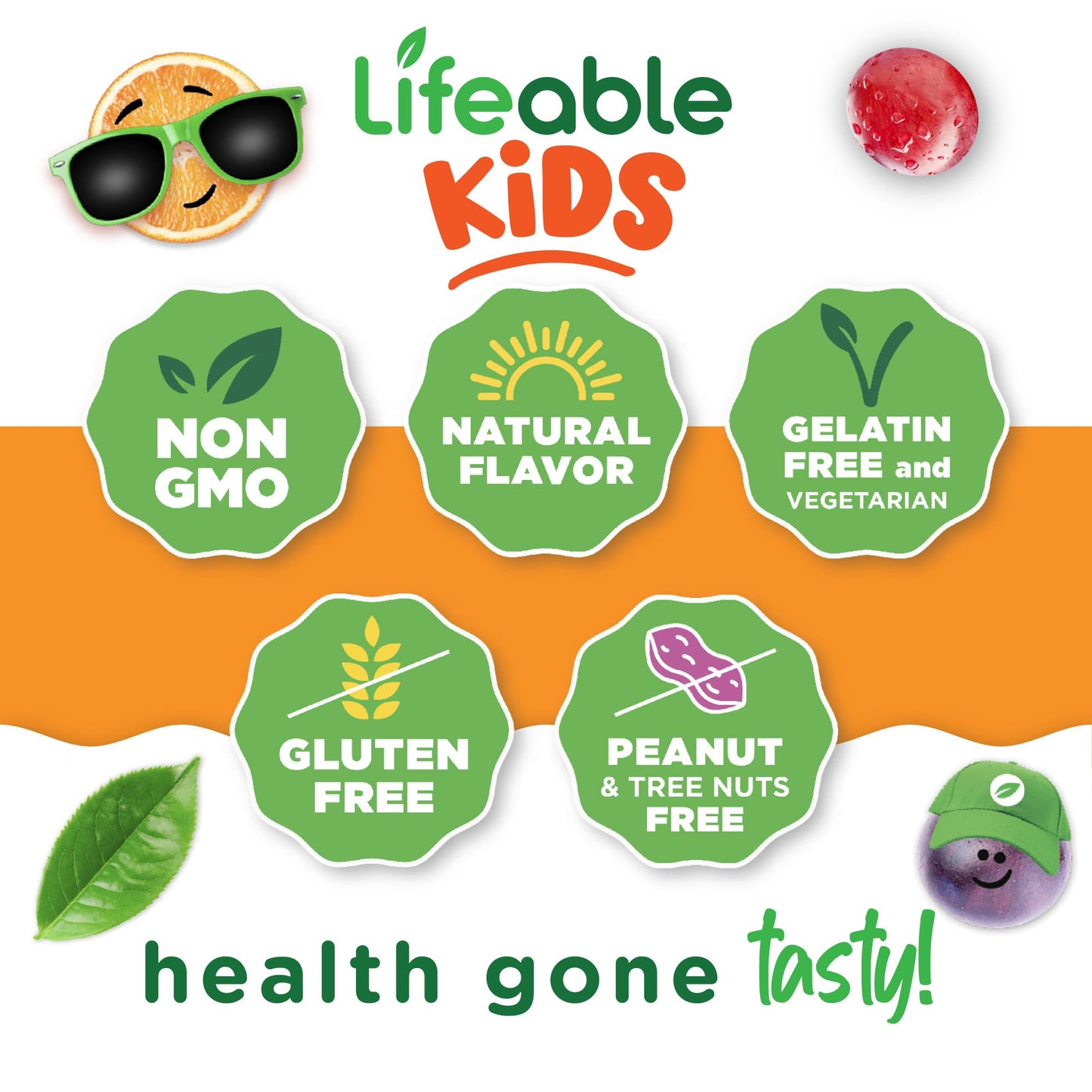Kids Probiotics Gummies – 2 Billion CFU | Digestive & Immune Support | Lifeable