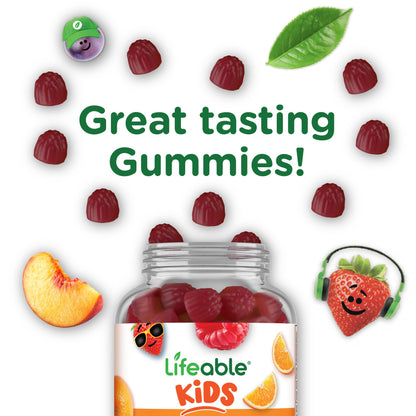 Kids Probiotics Gummies – 2 Billion CFU | Digestive & Immune Support | Lifeable