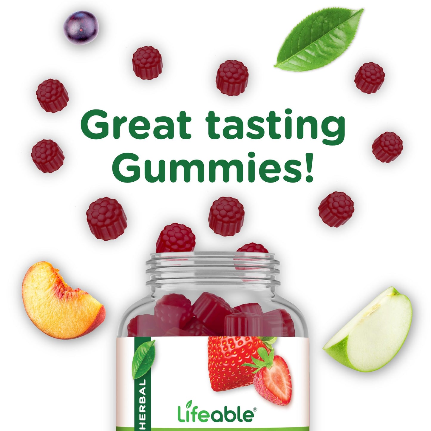 Lifeable Moringa Gummies for Adults – 4000mg Moringa Extract | 60 Gummies