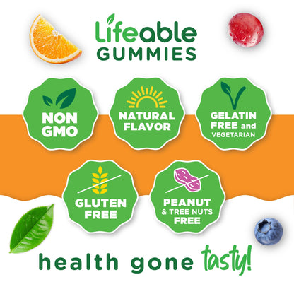 Lifeable Postnatal Multivitamin with Iron, Choline & Iodine – 90 Gummies | Lactation Support