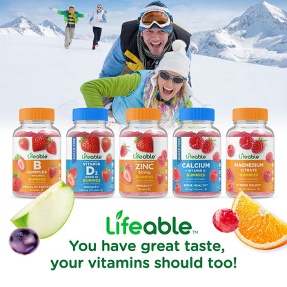Lifeable Sugar Free Vitamin C Gummies 250 mg – Orange Flavor | Vegetarian Non-GMO | 90 Gummies