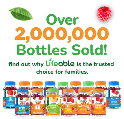 Lifeable Vitamin E Gummies 400 IU – 90 Gummies | Skin, Eye Health & Immune Support