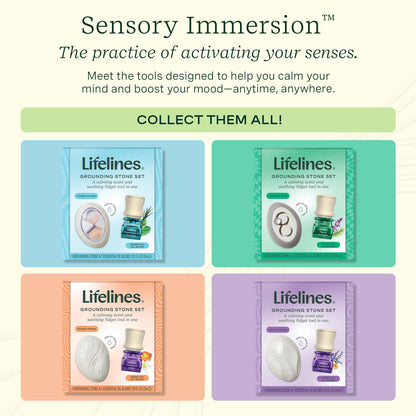 Lifelines Grounding Stone & Oil Gift Set – Fidget Gift for All Ages