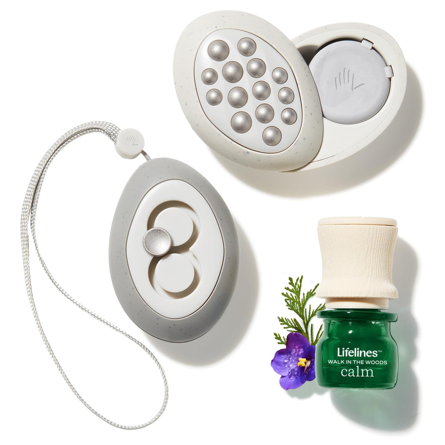 Lifelines Scent-Infused Grounding Stones 2-Pack | Portable Fidgets & Diffusion