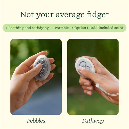 Lifelines Scent-Infused Grounding Stones 2-Pack | Portable Fidgets & Diffusion