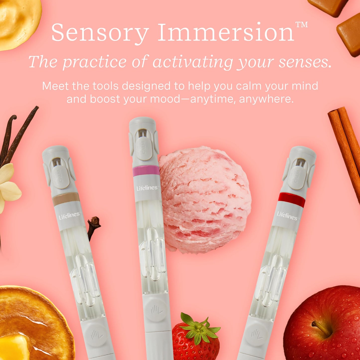 Lifelines Pen Diffuser Set – Diner Classics 3-Pack with Scented Ink & Aromatherapy Diffusion