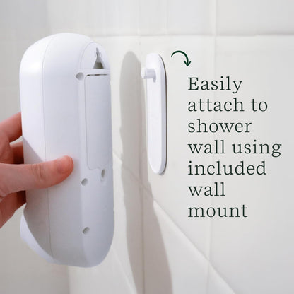 Lifelines Shower Diffuser - Wall-Mounted Essential Oil Diffuser with Auto Shut-Off | ClickWick Blends Included