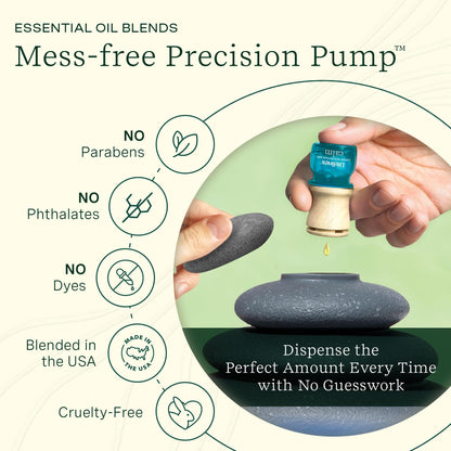 Lifelines Stacking Stones Aromatherapy Diffuser – Calming Mist & Auto-Shutoff
