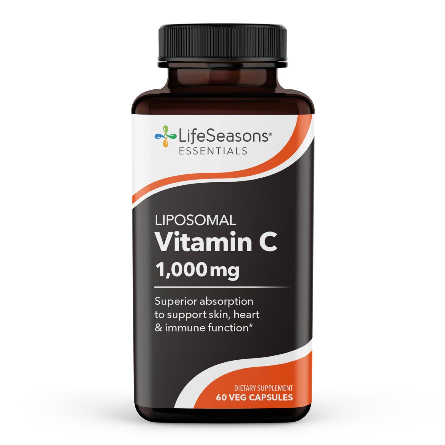LifeSeasons Essentials Liposomal Vitamin C - Immunity, Skin & Collagen | 60 Caps