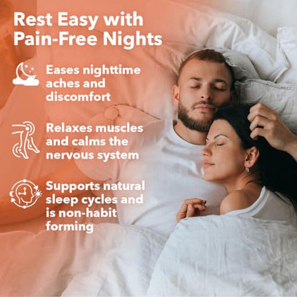 LifeSeasons Relieve-R PM - Eases Nighttime Aches & Discomfort - Relaxes Muscles - Calms The Nervous System - Supports Natural Sleep Cycles & Non Habit Forming - 46 Capsules