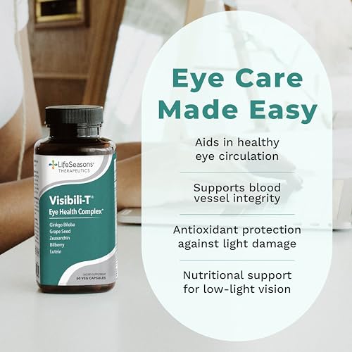 LifeSeasons Visibili-T – Eye Health & Vision Support (60 Capsules)