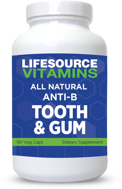 LifeSourceVitamins Tooth & Gum Anti-B Support – 90 Caps – Proprietary Formula | LVs