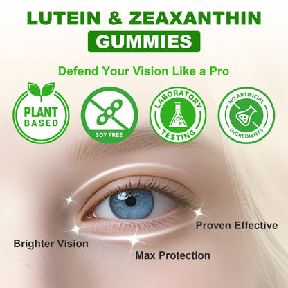 Sugar Free Lutein Gummies 25mg – Eye Health, 60 Count (Vegan)