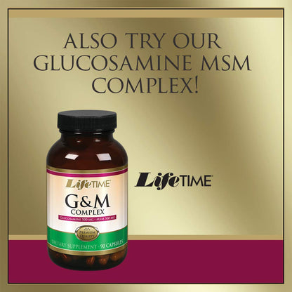 LIFETIME 100% Pure MSM (Methylsulfonylmethane) Powder | Supports Healthy Joints & Skin | 2500 mg Per Serving | 16 oz, 180 Servings