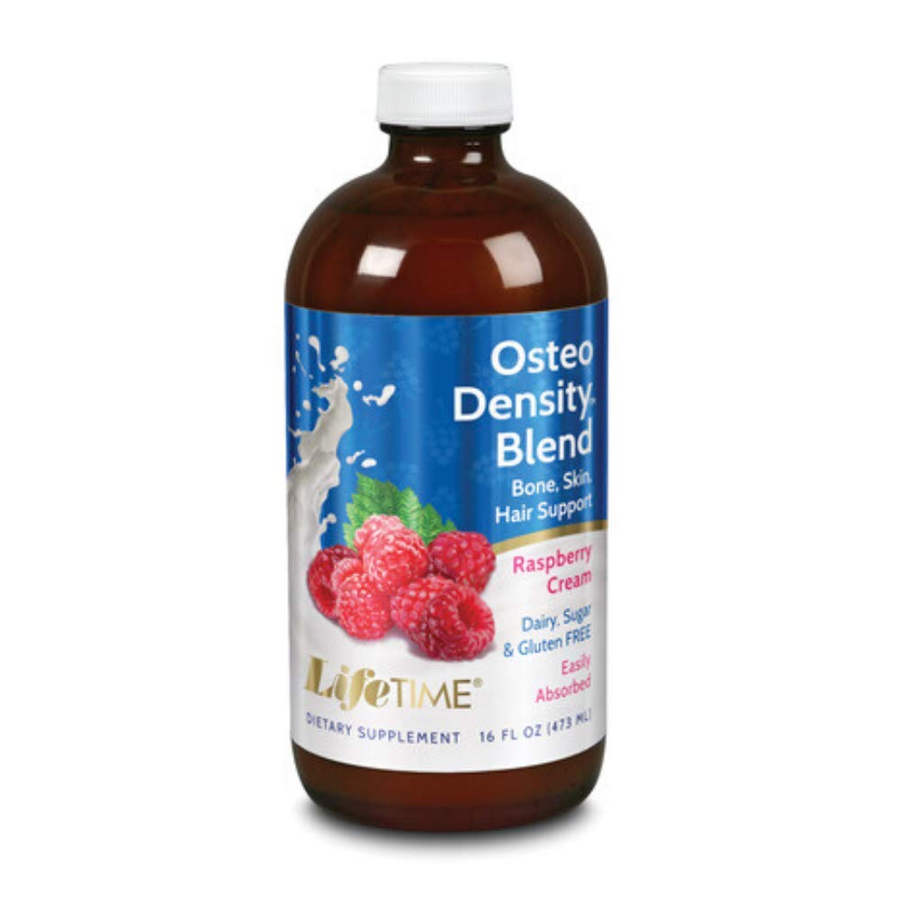 LIFETIME Osteo Density Blend - Liquid Raspberry 16oz Glass Bottle