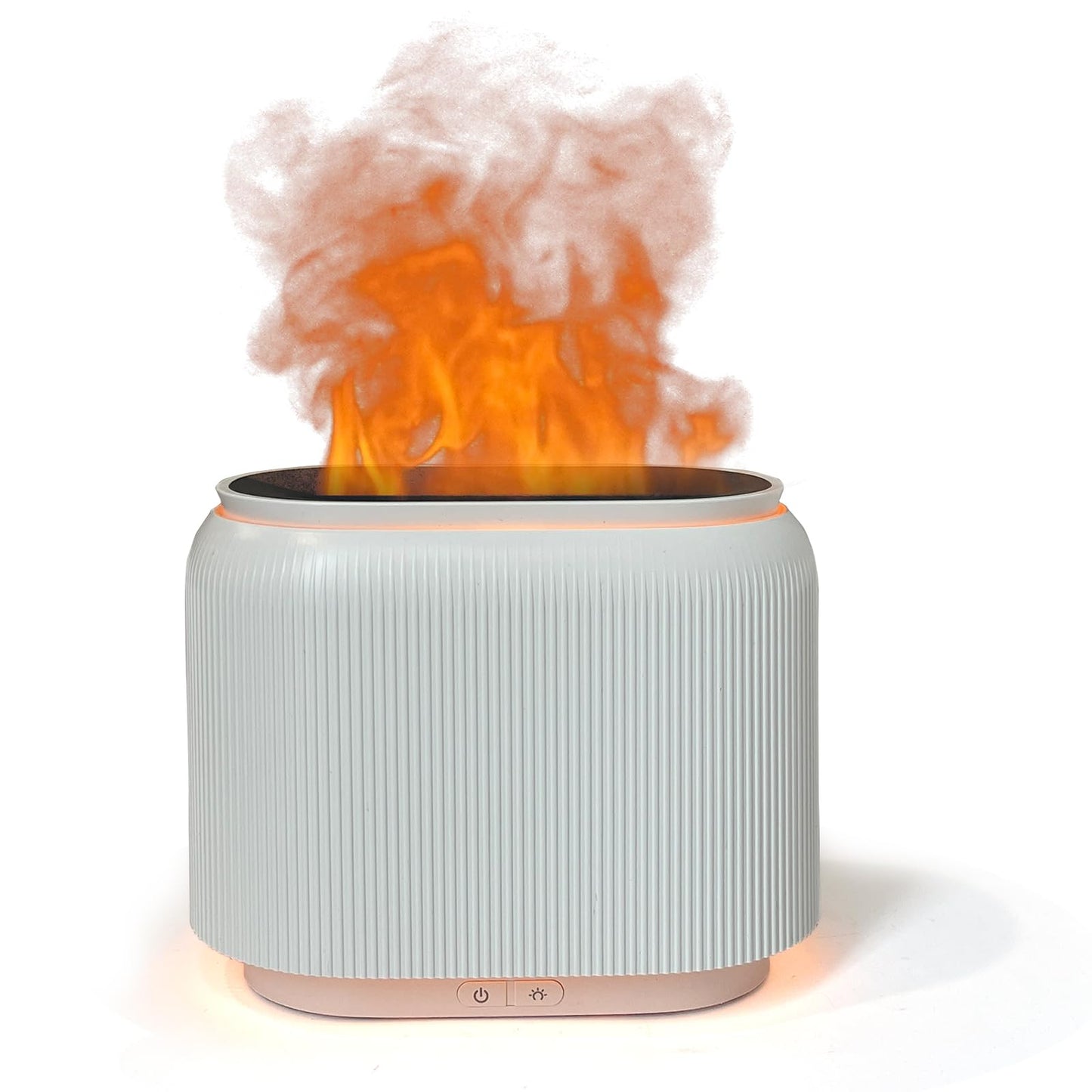 LIFFY Essential Oil Diffuser - Fireplace Flame, LED Mood Lights & Quiet Humidifier