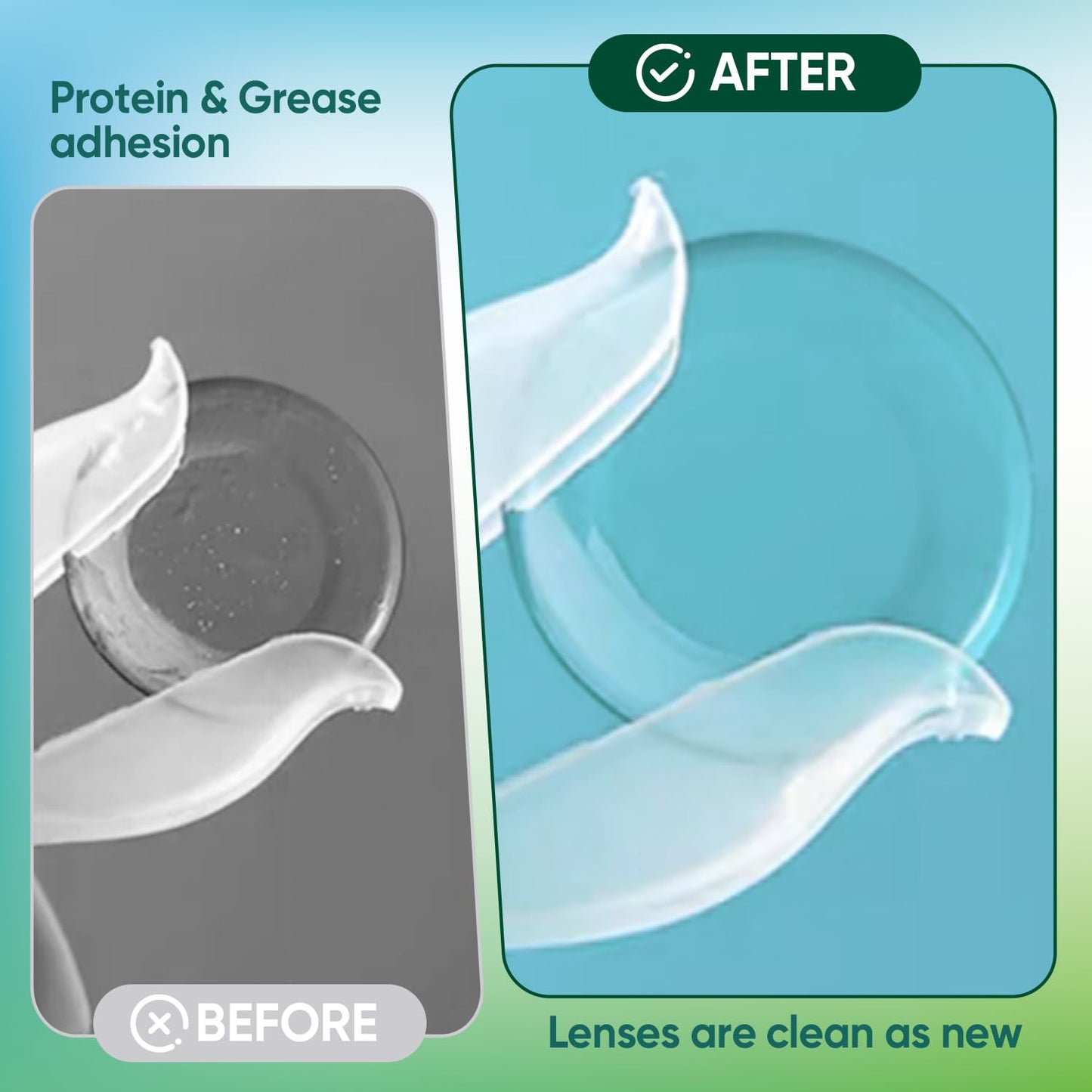 LIFVEAN Saline Contact Lens Solution for Soft & Rigid Gas Permeable Lenses | 4 Fl Oz | 4 Pack