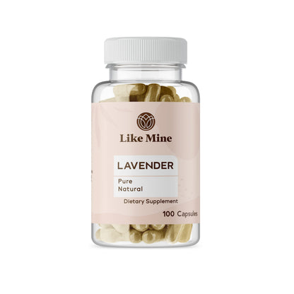 Like Mine Lavender Extract (100 Capsules) – Pure & Natural Herbal Supplement | No Fillers