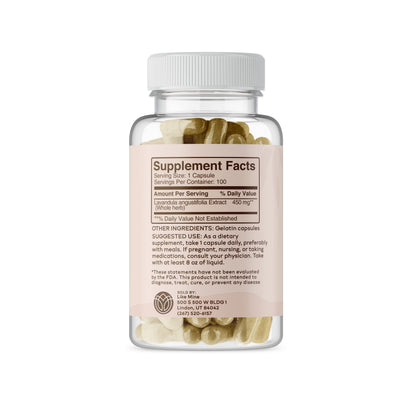 Like Mine Lavender Extract (100 Capsules) – Pure & Natural Herbal Supplement | No Fillers