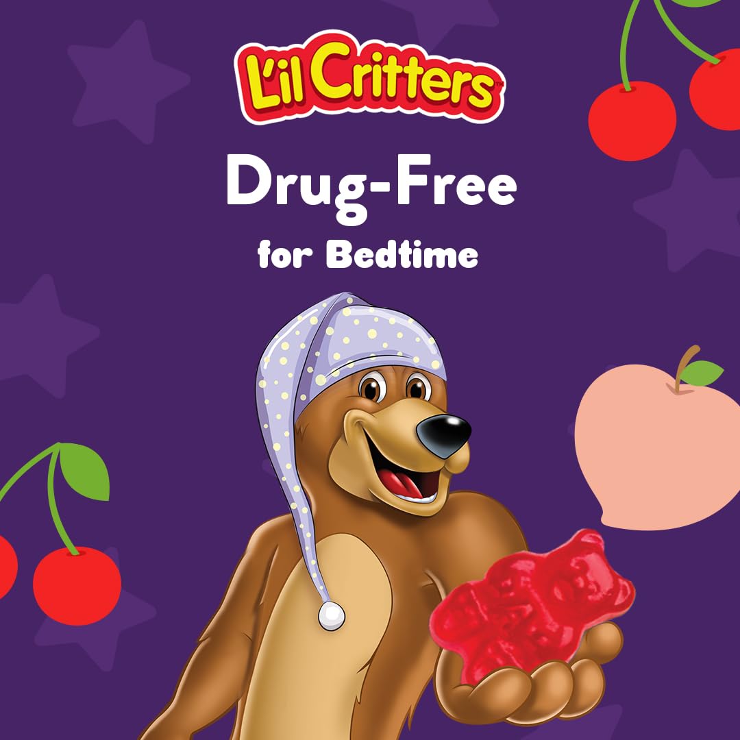 L’il Critters Melatonin-Free Bedtime Gummies for Kids – 60 Gummies