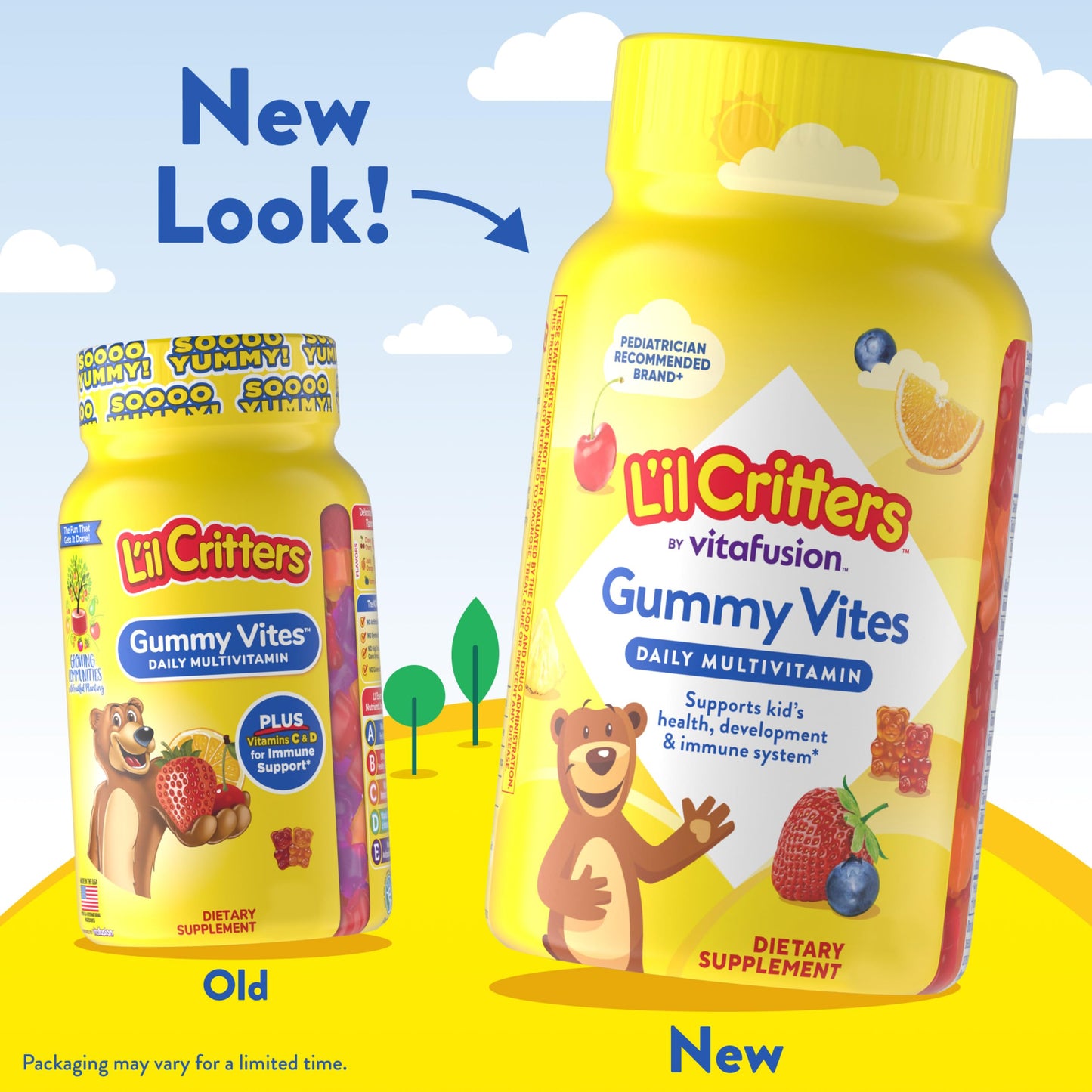 L’il Critters Gummy Vites Kids Multivitamin – Immune Support, 70 Count