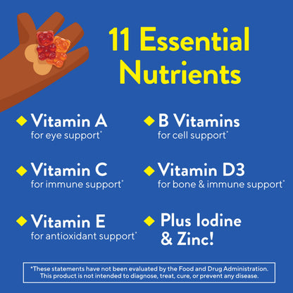 L’il Critters Gummy Vites Kids Multivitamin – Immune Support, 70 Count