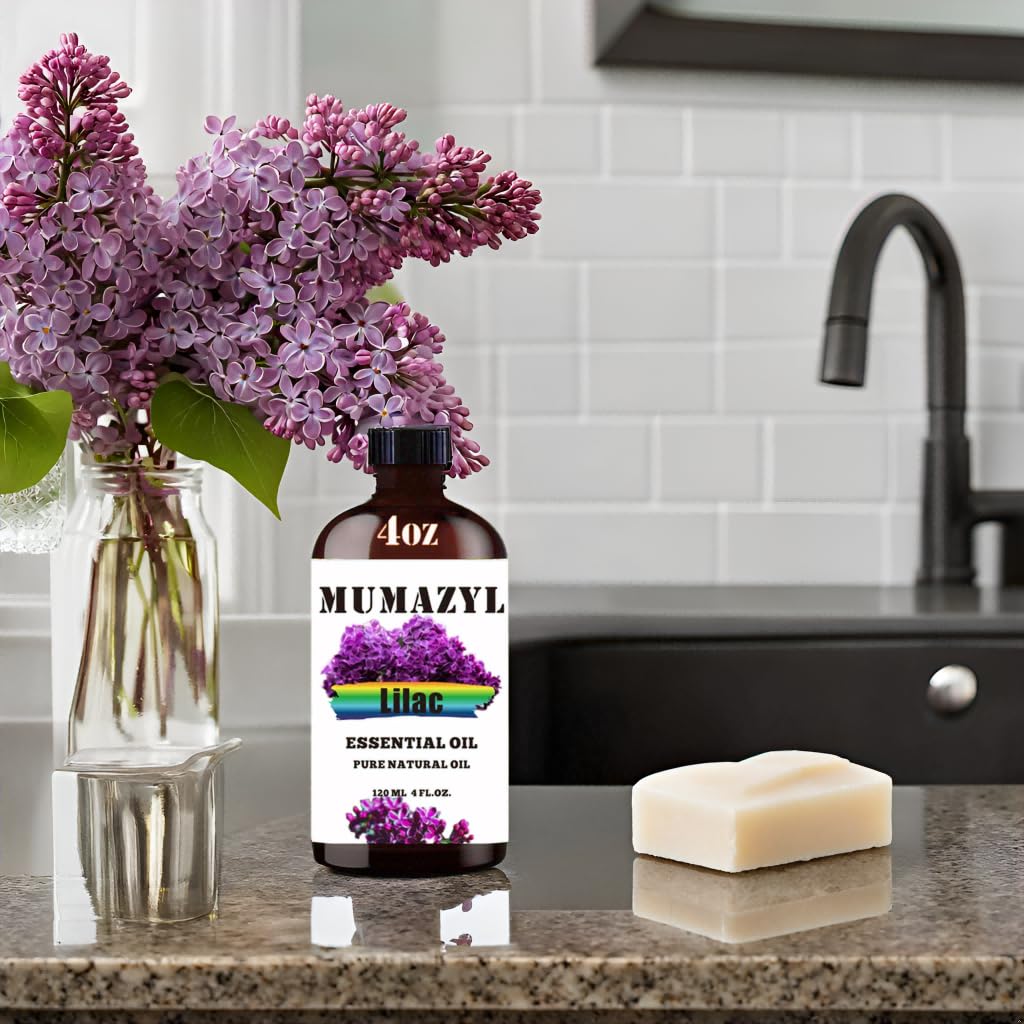Lilac Essential Oil 4 Oz (120ml) for Diffuser & DIY Crafts