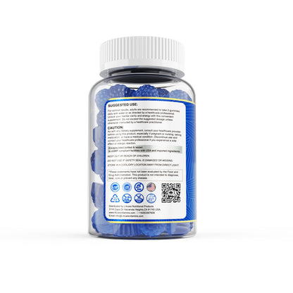 LILICARE Methylene Blue Gummies – Brain & Mitochondrial Support, Sugar Free, 60 Ct