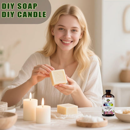 Lily Essential Oil 4 oz | Pure Lily Oil for Aromatherapy, Diffusers, Candles, DIY Skincare