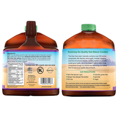 Lily of the Desert Aloe Vera Juice - Preservative Free, 128 oz