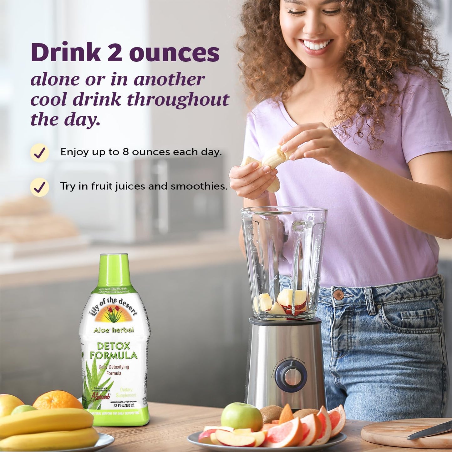 Lily of the Desert Aloe Vera Herbal Detox Formula – 32 oz | Gut Health & Liver Support