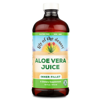 Lily Of The Desert Aloe Vera Juice Drink - Inner Fillet, Vegan, Gluten Free, 16 oz