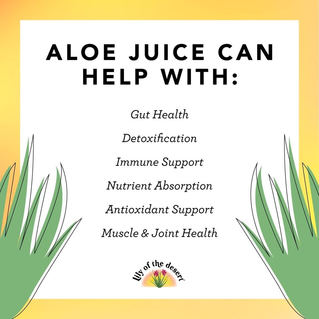 Lily Of The Desert Aloe Vera Juice Drink - Inner Fillet, Vegan, Gluten Free, 16 oz