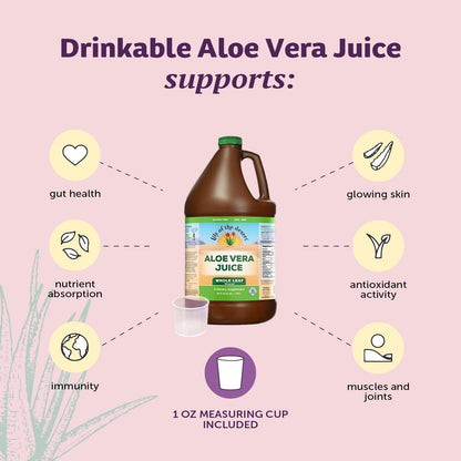 Lily Of The Desert Aloe Vera Juice - Whole Leaf, Non-GMO, 64 oz