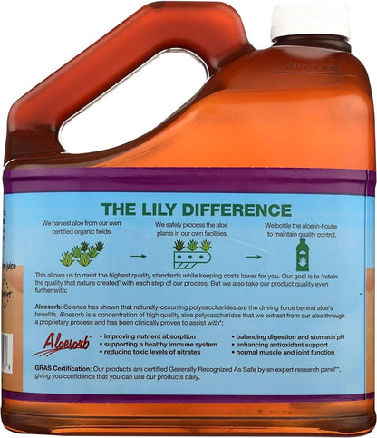 Lily Of The Desert Preservative Free Aloe Vera 1 gal | Pure Aloe Vera Gel