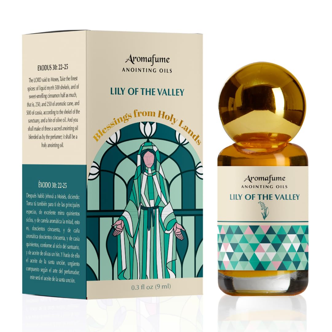 Lily of the Valley Anointing Oil 9ml | Jerusalem Olive Oil with Biblical Spices
