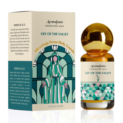 Lily of the Valley Anointing Oil 9ml | Jerusalem Olive Oil with Biblical Spices