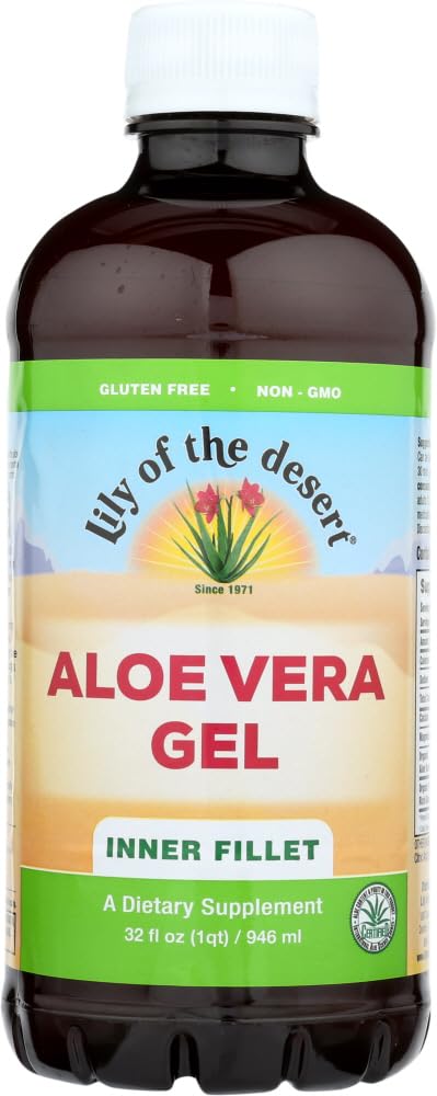 Lily of the Desert Aloe Vera Gel Organic Liquid 32 oz – 1 Pack