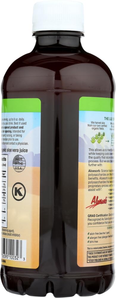 Lily of the Desert Aloe Vera Gel Organic Liquid 32 oz – 1 Pack