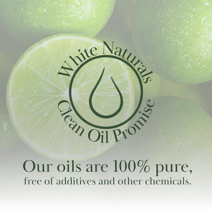 White Naturals Lime Essential Oil – 100% Pure & Cold-Pressed (1oz)