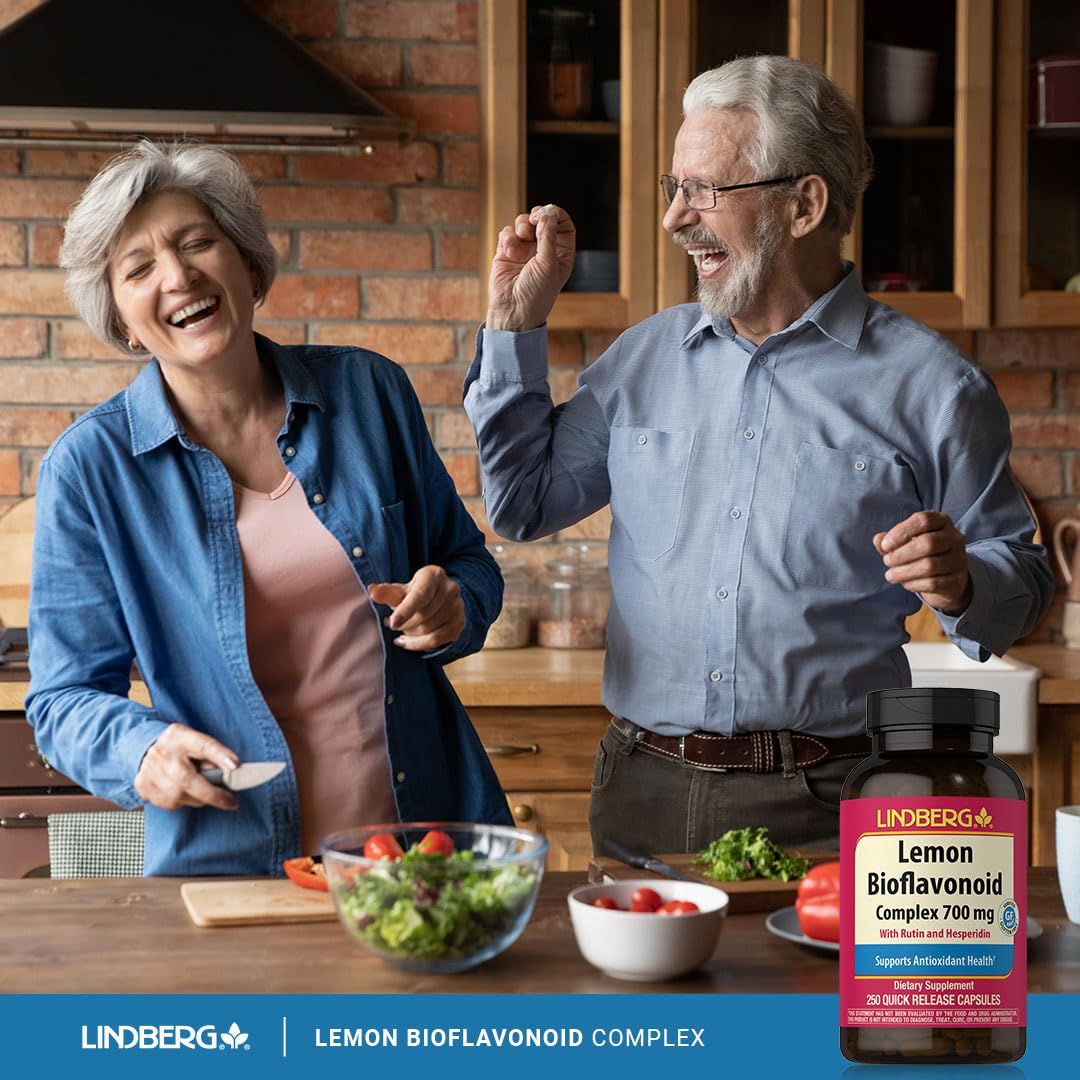 Lindberg Lemon Bioflavonoid Complex - 700mg, 250 Caps | Non-GMO, Gluten Free