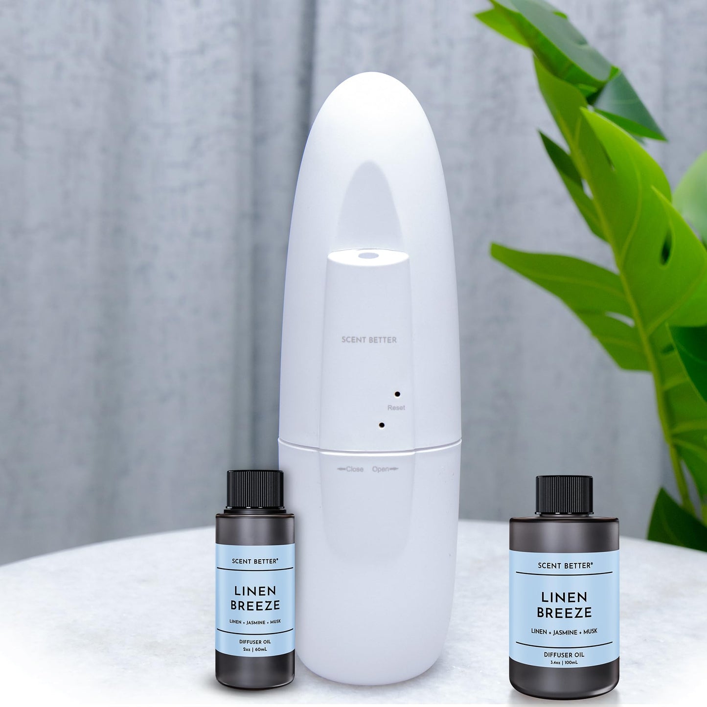 Scent Better Linen Breeze Aroma Essential Oil Blend – Linen, Jasmine & Musk for Diffusers (3.3 fl oz / 100 mL)