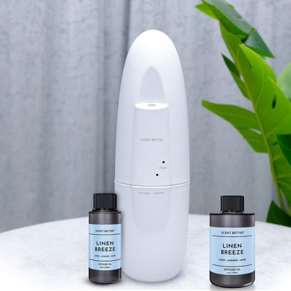 Linen Breeze Aroma Essential Oil Blend – 2 oz (60 mL) for Diffusers & Nebulizers | Scent Better