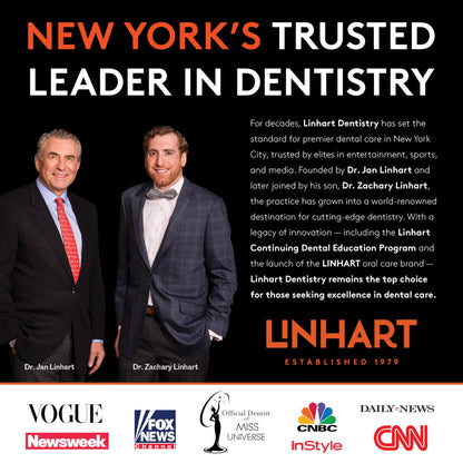 LINHART Travel Toothpaste – Teeth Whitening, Mint Flavor, 3-Pack, 1 Ounce Each