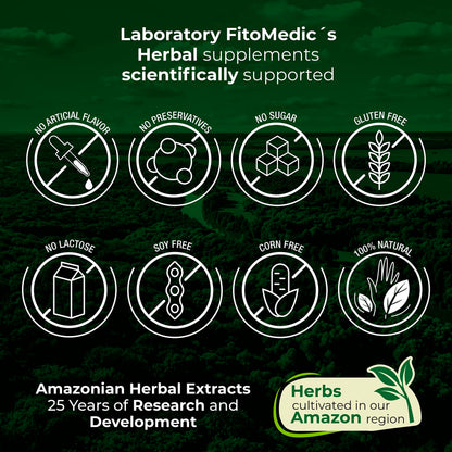 FITO MEDIC'S Lab Lions Mane Supplement - 120 Capsules | Ultra High Absorption