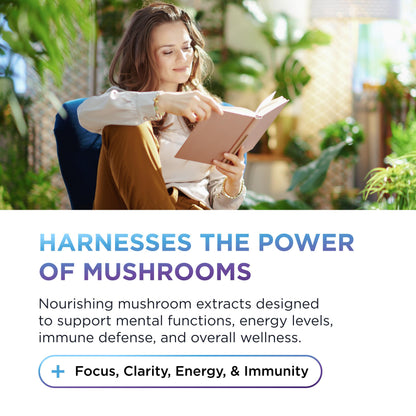 Dr. Emil Nutrition 10 Mushroom Nootropic Supplement – Clarity & Immune Support
