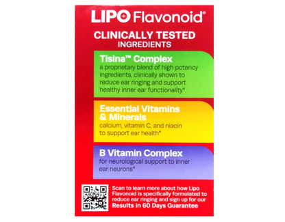 Lipo-Flavonoid Plus Dietary Supplement for Ear Health - 100 ea, Pack of 3