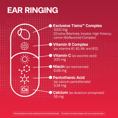 Lipo-Flavonoid Plus Tinnitus Relief - Doctor-Recommended Inner Ear Health - 150 Caplets