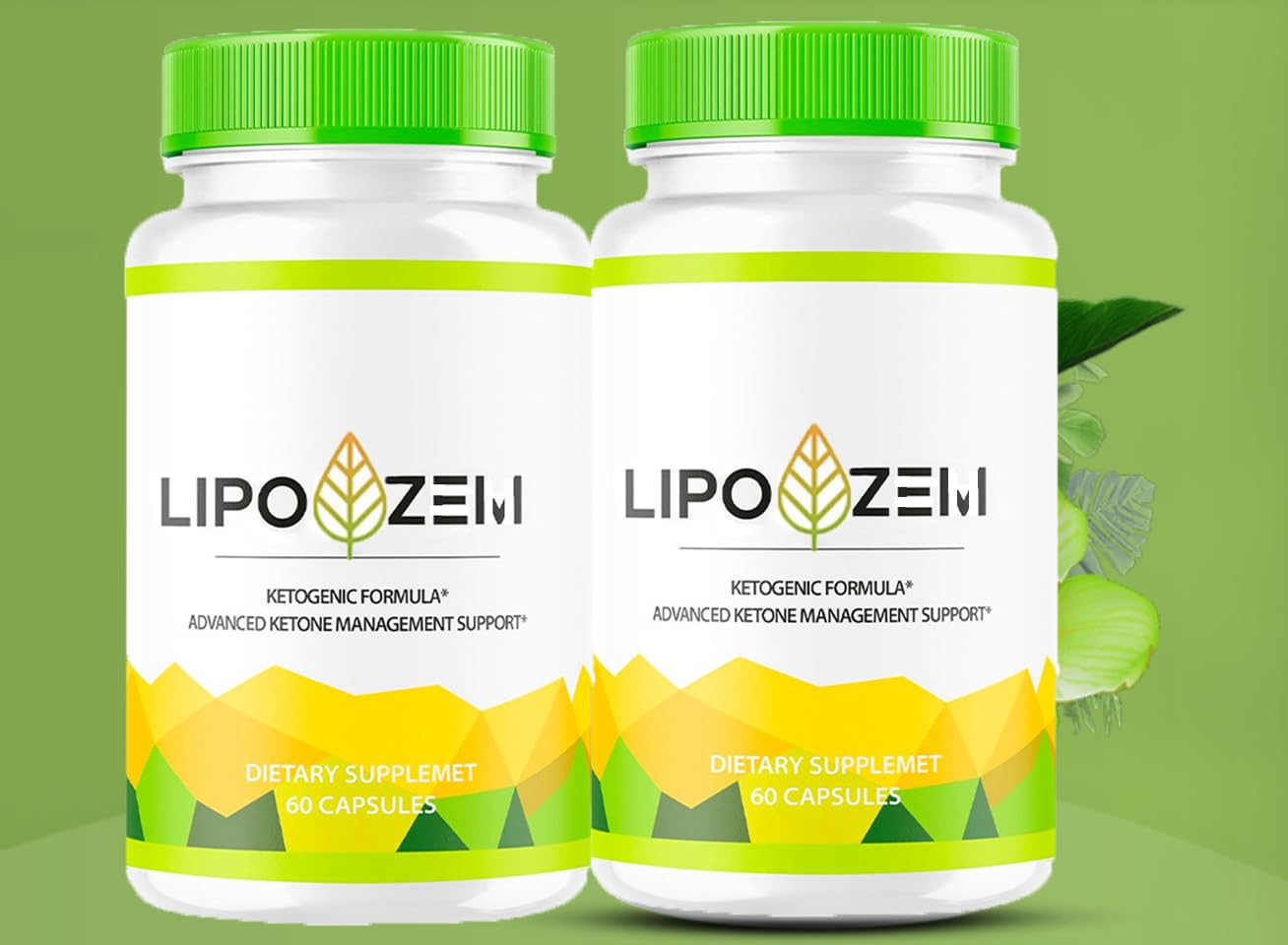 Lipo-zemn Dietary Supplement – Advanced BHB Formula with Magnesium, Calcium & Sodium | 60 Capsules