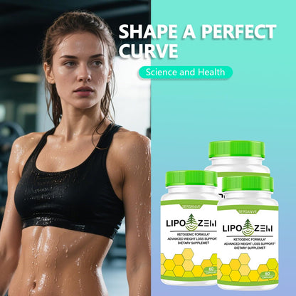Lipo-zemn Dietary Supplement – Advanced BHB Formula with Magnesium, Calcium & Sodium | 60 Capsules